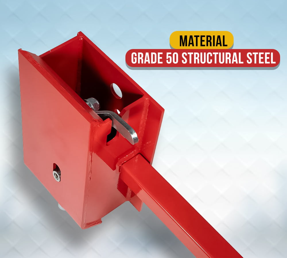 thumbnail image 4 of Skid Steer Universal Quick Attach Adapter Compatible for Kubota Bobcat - 4000 lbs WLL - Powder Coated - Quick Attachment Mount Adapter for Tractor Loader, 4 of 9