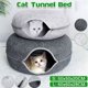 thumbnail image 1 of Cats Bed de Túnel de Gatos para Gatos Interiores Cat Donut Donut Cat Cat Cama Doblips, 1 of 7