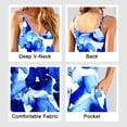 thumbnail image 6 of TARAINYA Summer Dresses for Women Casual V Neck Sleeveless Sundresses Floral Beach Short Dress with Pockets, 6 of 8
