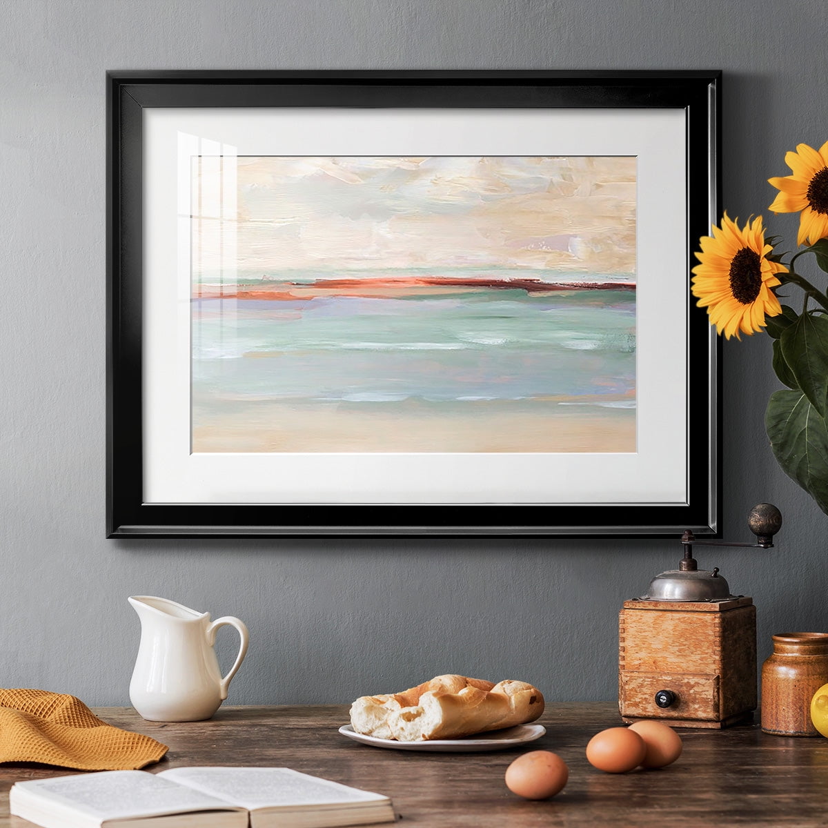 Sienna Horizon I Premium Framed Print - Ready to Hang
