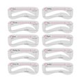 thumbnail image 1 of MesaSe 10*Eyebrow Stencil Grooming Shaper Durable Template Makeup Tools for Women, 1 of 5