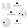 thumbnail image 4 of 8pcs Rabbit Shape Paper Plates Festival Gatherings Disposable Easter Paper Plate, 4 of 9