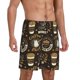 thumbnail image 2 of Fotbe coffee shop house Pantalones Cortos de Pijama para Hombre, Ropa de Dormir, Pantalones de Pijama Cortos para Hombre-Large, 2 of 6