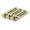 Brushed Gold, variant on Respiratory Therapist 1" x 3" Name Tag/Badge, Brushed Gold, (3 Pack)
