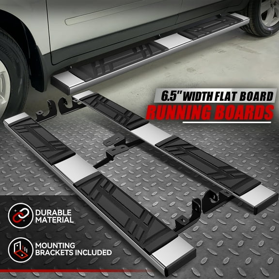 Nuvision for 07-17 Acadia Enclave Outlook Traverse 6.5" Side Step Bar Running Boards