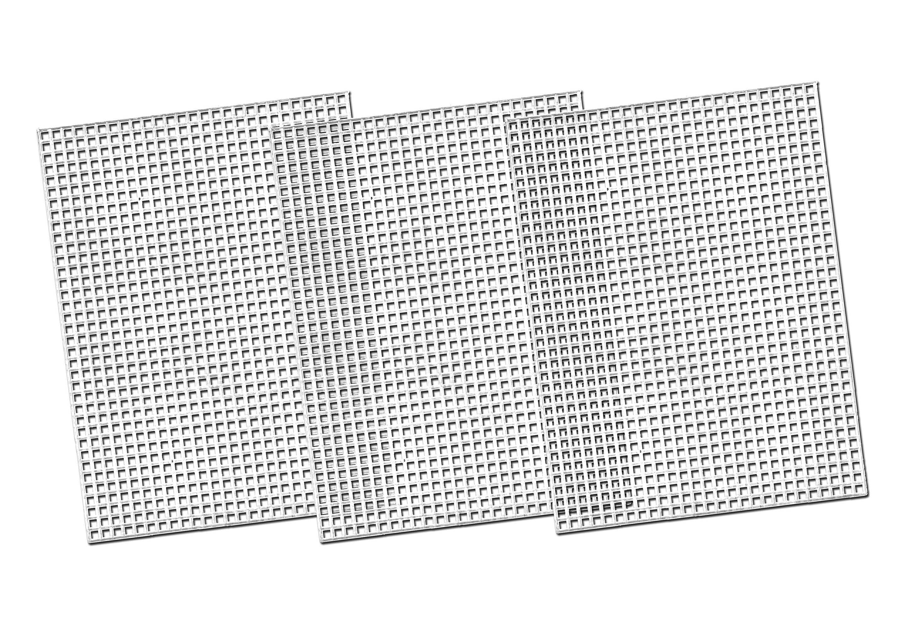 7 mesh Pink Plastic Canvas 10½” x 13½” Sheet