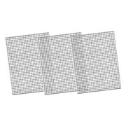 Janlynn Clear Plastic Canvas Sheets for Needlework Crafts, 7 Count, 12 x 18, Set of 3