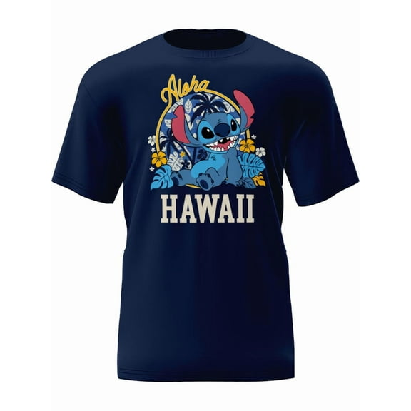 Hawaii Stitch Disney Mens Adult Tee Shirt