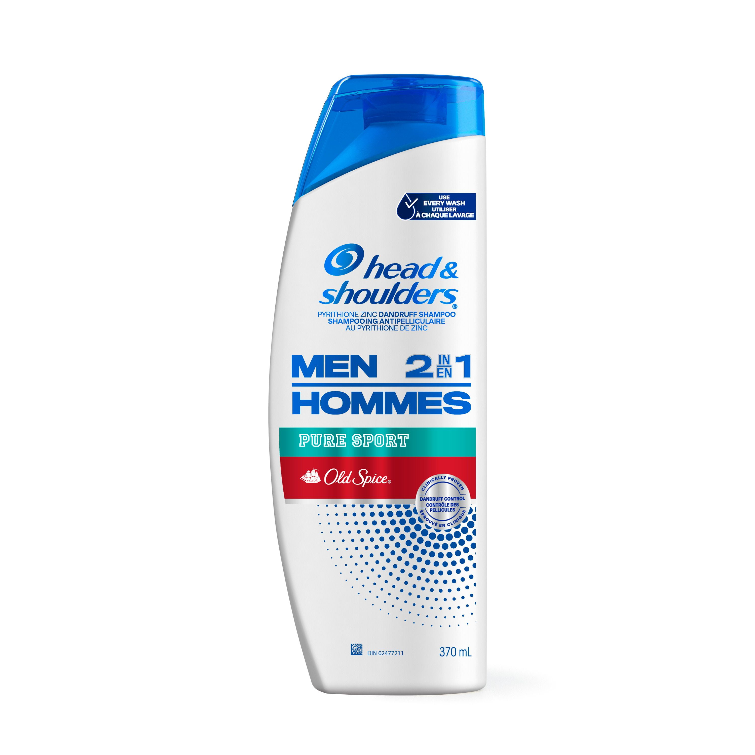 Shampooing et revitalisant 2 en 1 Head & Shoulders Old Spice Pure Sport POUR HOMMES