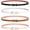 Brown, variant on 4 Pack Women Thin Belts for Jeans Dresses Coats Skinny Women Belt with Gold Alloy Buckle