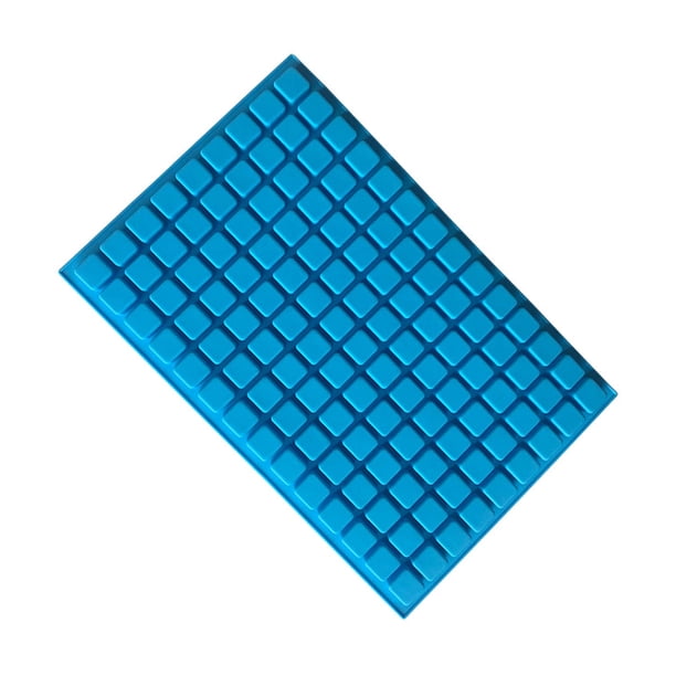 Billuyoard Silicone Cake Mold 126 Grids Educational Ice Non-stick DIY Flexible Mould Cube Kitchen Tools Smooth Chocolate Safe Baking Type2 NO2 Billuyoard HA021866-00
