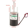 thumbnail image 4 of Motor de CC con escobillas de alta velocidad y gran potencia de 150 W en sentido horario/antihorario para generadores caseros (12 V, 3000 rpm), 4 of 12