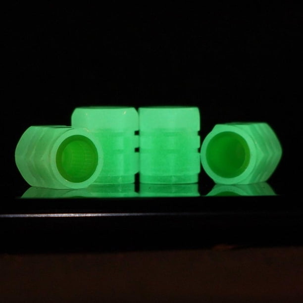 Tapa de vástago luminosotapas de válvula de neumáticoboquilla de válvulas universales8 uds.