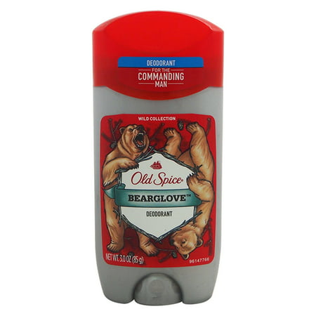 Wild Collection Bearglove Men's Deodorant 3 Ounce, It provides protection against wetness and stress sweat By Old Spice From