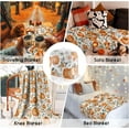 thumbnail image 2 of Fall Thanksgiving Blankets,Football with Maple Leaves Farmhouse Blanket Throw,Thanksgiving Fall Flannel Fleece Throw Blanket for Home Living Room Couch Bed Chair or Dorm Decor 60"x50", 2 of 5