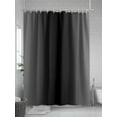 thumbnail image 5 of Black and Shower Curtain, Grey Gradient Waterproof Shower Curtain Set with 12 Hooks Lightweight Washable Fabric Shower Curtains for Bathroom 72x72 Inches, 5 of 6