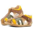 thumbnail image 1 of Huarache Cerrado Para Niño Ajustable Moda Casual Confort cafe 16, 1 of 6