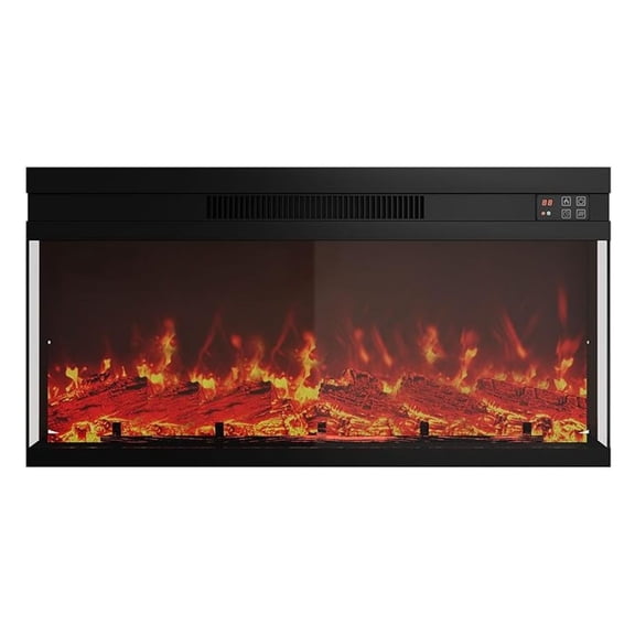 36" Farmhouse Electric Fireplace for 68'' TV Stand
