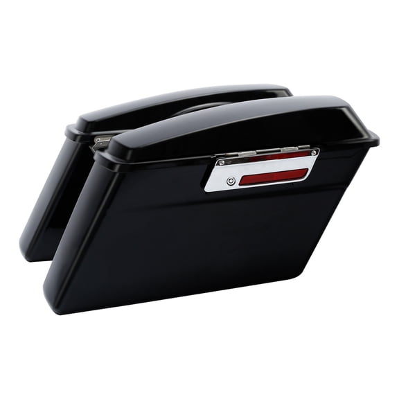 Matte Black Hard SaddleBags Fit For Harley Touring Road King Glide 1994-2013