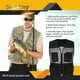 thumbnail image 4 of Neries Chaqueta de pesca de verano con bolsillos delanteros Tamaño múltiple CHEIST CHAIST CHAISTWEAT HOMBRES OUTERWAR VESTIDOS ACCESORIOS DE JUEGOS AIRNIOS BLACK / L kenally OD003201-05, 4 of 7