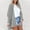 Gray, variant on CALAFEBILA Ladies Front Open Club Lightweight Solid Long Sleeve Cozy Cardigan Sweater for Women 2025