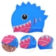 thumbnail image 3 of Gorro de natación de silicona en forma de tiburón cartoon, 1 pieza, azul oscuro, 3 of 6