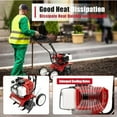 thumbnail image 6 of 52CC Gas Powered Tiller Cultivator 2-Stroke Garden Cultivator Single-Cylinder Hand Rotary Cultivator Rototiller Garden Tool with Air-Cooling for Garden and Field Soil Cultivation 7000r/min, 6 of 7