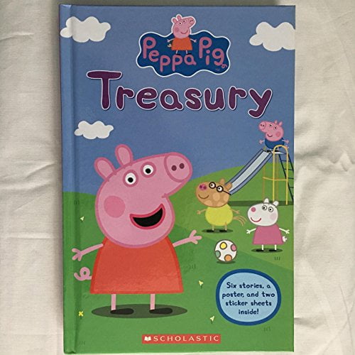 Pre-Owned Peppa Pig Treasury Book: 6 Stories Plus a Poster and 25 Stickers Paperback