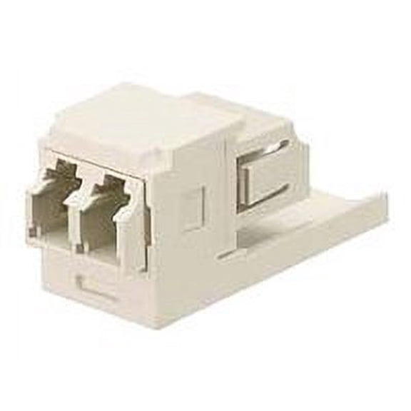 Panduit MINI-COM LC Sr./Sr. Fiber Optic Adapter Module - Modular insert - black, aqua