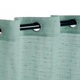 thumbnail image 2 of Superior Remington Textured Sheer Curtain Set of 2, 52" x 84", Sea Foam, 2 of 6