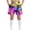 Multicolor#09, variant on Danhjin Green Girls and Boys Shorts Casual Printed Summer Beach Shorts Adjustable Waist Quick Ly Dry Swimming Board Shorts 3-14 Years