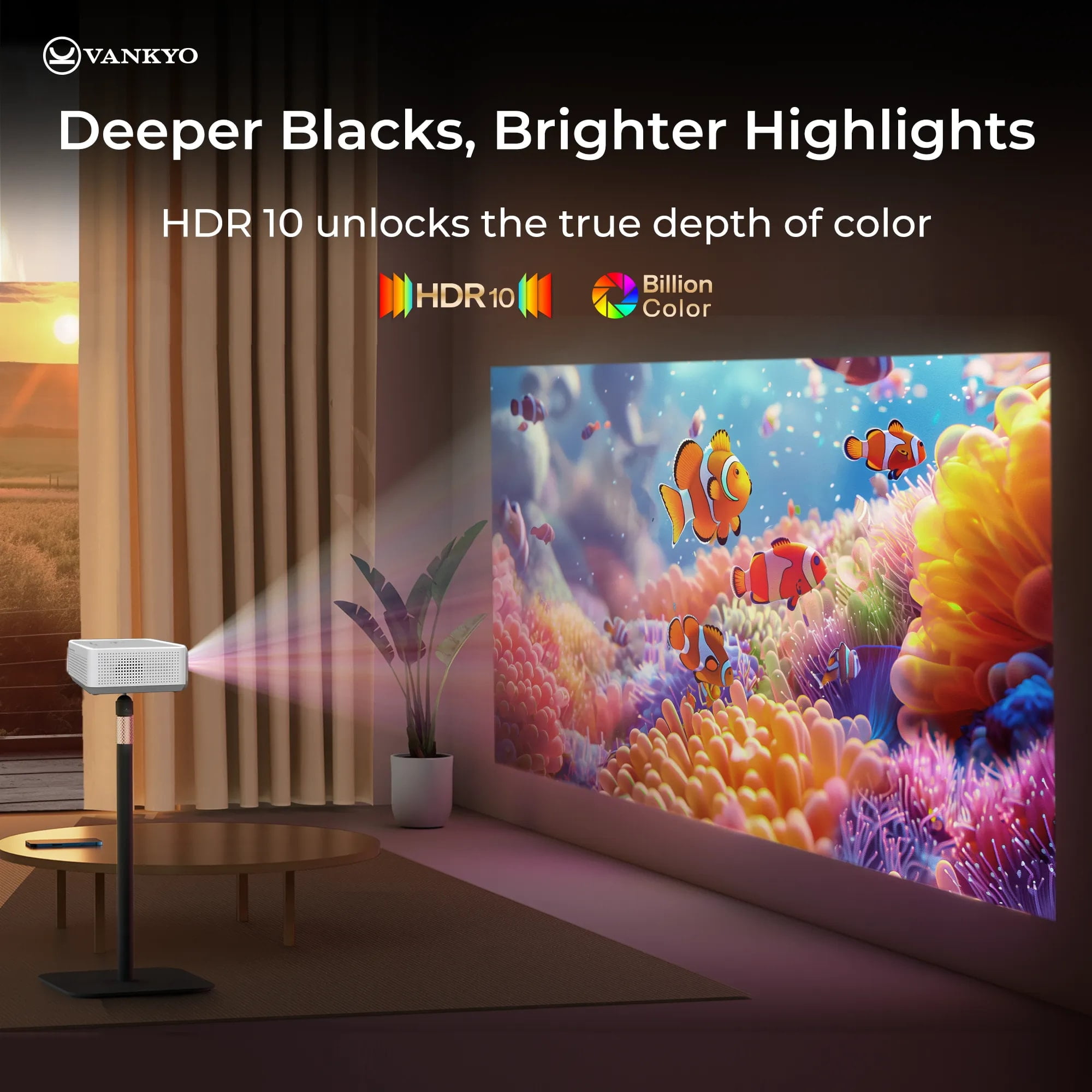 Projecteur Vankyo Leisure L570S Native 1080P avec Dolby Audio VANKYO Loisirs 570S