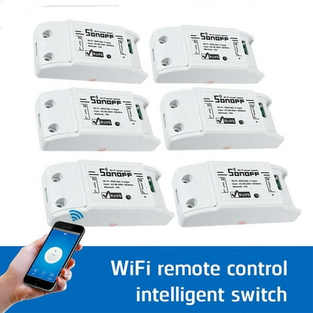 Sonoff Smart Wifi Switch Wireless ON/Off Controller,Voice Control＆APP Remote Control Support Android, Apple iOS, (The Best Remote Control App For Android)