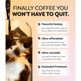 thumbnail image 5 of Javvy Coffee Concentrate - Cold Brew Coffee, Perfect for Instant Iced Coffee, Cold Brewed Coffee and Hot Coffee, 35 Servings - Iced Vanilla Cream Drizzle, 5 of 8