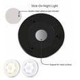thumbnail image 6 of LED Night Light Wireless Battery Powered ABS Wall Lamp Energy-saving Automatic Bedside Lights Bedroom Closet Stairs Cabinet White Light/6000, 6 of 8