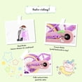 thumbnail image 4 of RULLY 16 Inch Girls Bike with Basket Bike Streamers Toddler Cycle Bikes, Purple, 4 of 7