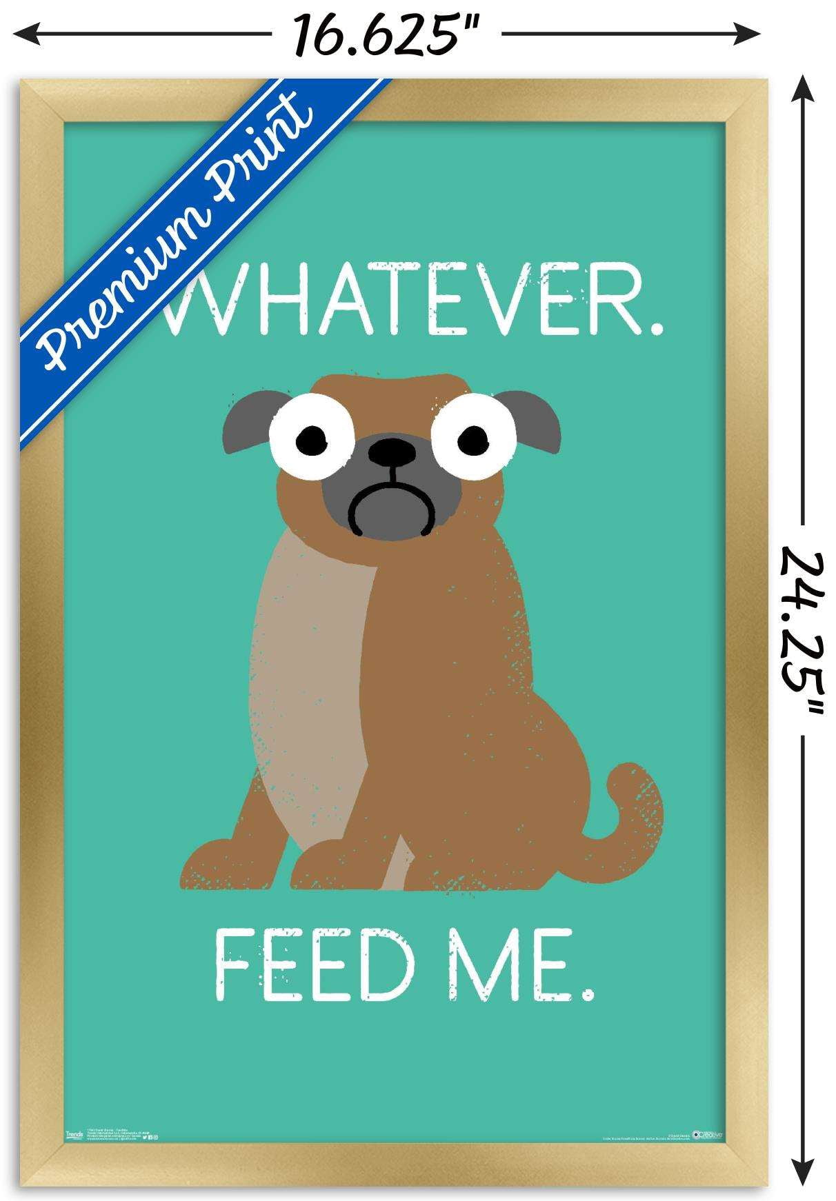 DaVid Olenick - Feed Me Wall Poster, 14.725" x 22.375", Framed