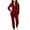 Black, variant on Mnyycxen Women's Christmas One Piece Jumpsuit Plaid Long Sleeve Hooded Pajamas Unisex Zipper Jumpsuits with Pockets