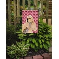 thumbnail image 2 of Carolines Treasures SS4522GF 11 x 15 In. Buff Cocker Spaniel Hearts Love Valentines Day Flag- Garden Size, 2 of 3