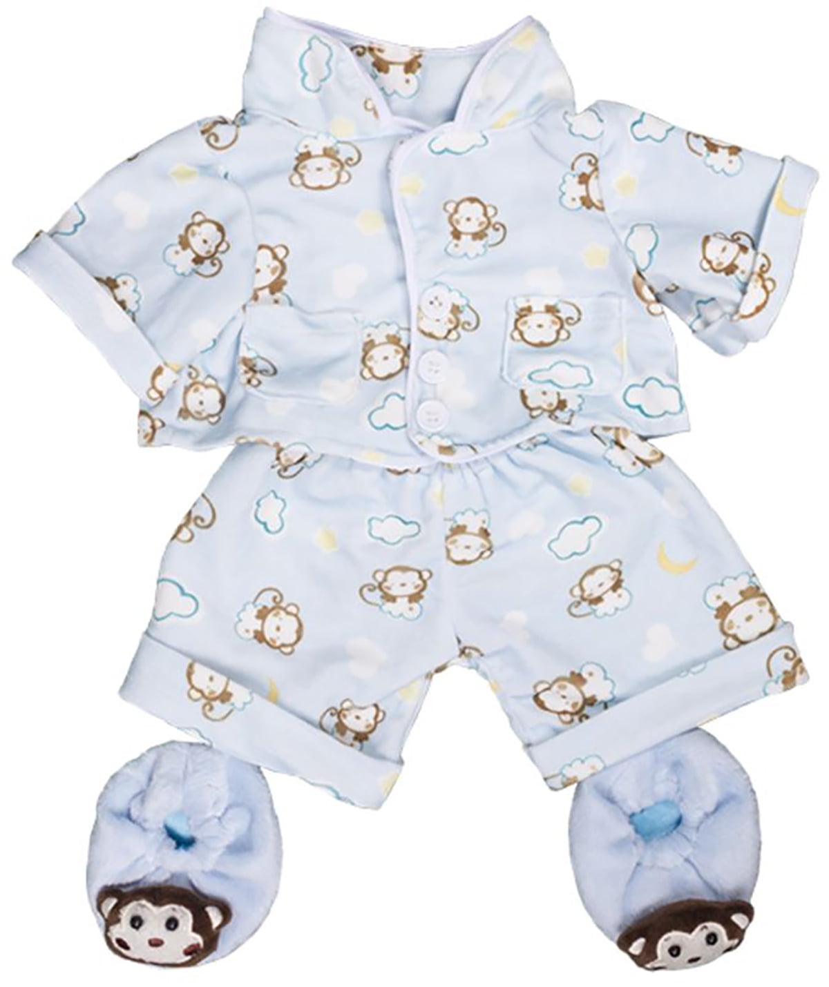 18" build a bear Cute Blue 16" Teddy Bear PJs Pyjamas clothes outfit fit 14" 