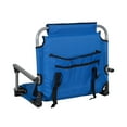 thumbnail image 3 of Stansport Tubular Frame Folding Stadium Seat with Arms - Blue/Tan, 3 of 10