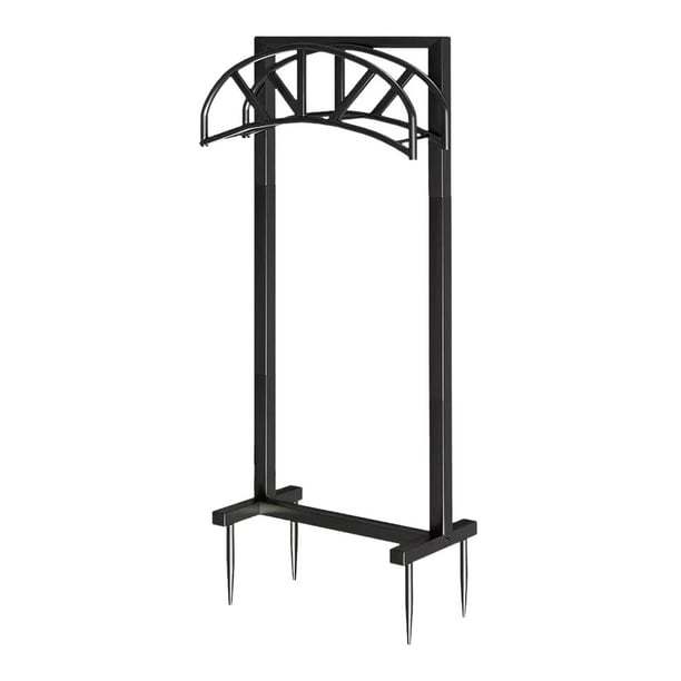 Soporte de carrete de manguera de jardín, organizador de almacenamiento de manguera de agua para jardín al aire libre 112cmx41cm