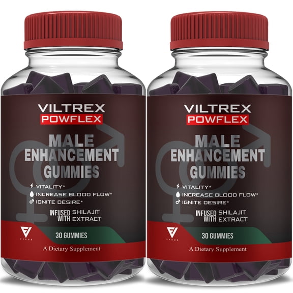 (2 Pack) Viltrex Gummies Viltrix Maximum Performance Supplement (2 Month Supply)