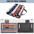 thumbnail image 6 of Pzuqiu Stars Stripes Quilted Golf Cart Seat Cover - 2-Person Non-Slip Protector With 4 Pockets, Patriotic Golf Accessory for Golfers, 6 of 9