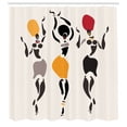 thumbnail image 3 of Ambesonne Afro Shower Curtain, Bohemian Ethnic, 69"Wx75"L, Multicolor, 3 of 5