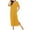 Yellow, variant on Short Womenâs Dress Nightgown Sleepwear Sleeve Soft Nightshirt Full Length Women's Dress Women's Cozy Pajamas Yellow
