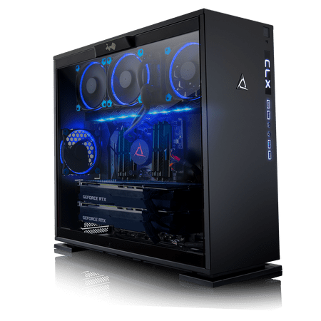 CLX Set GAMING PC AMD Ryzen Threadripper 2970X 3.50GHz (24 Cores) 32GB DDR4 6TB HDD & 960GB SSD Dual NVIDIA RTX 2080 Ti 11GB GDDR6 in SLI MS Windows 10