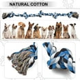 thumbnail image 3 of TiokMc Tough Dog Chew Toy with 5 Knots, Indestructible Cotton Rope, Tug of War Toy for Large/Medium Dogs, Durable Teeth Cleaning Toy, 3FT, 3 of 8