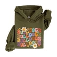 thumbnail image 3 of Bulldogs Hoodie for Women & Teen Girls Groovy Retro School Spirit Game Day Pullover Sweatshirt, 3 of 8
