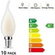 thumbnail image 4 of Led Bulb E14 With Dimmable Filament, Set Of 10 Bulbs Flame, 4 Watts Consumed Equivalence Incandescence, 4 of 5